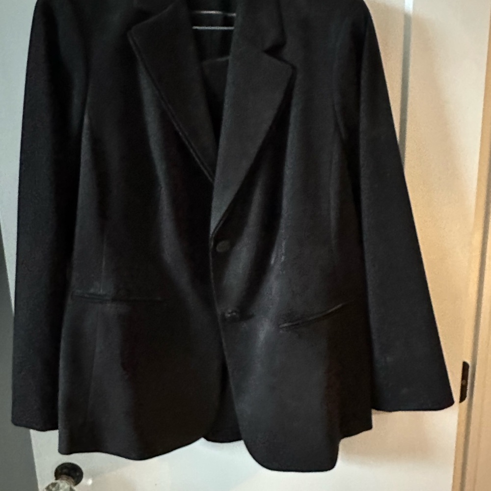 Calvin Klein Classic Black Jacket and Skirt 14 W